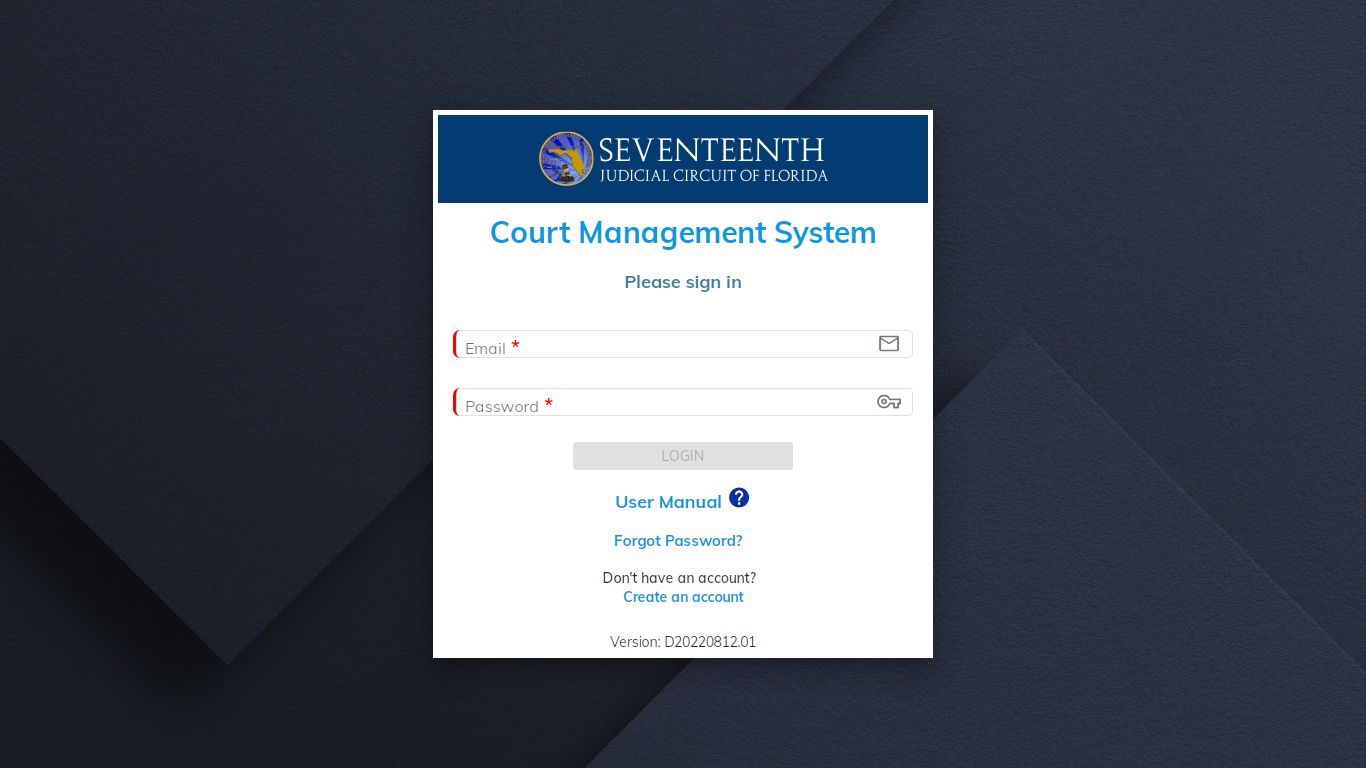 CMS - Court Management System