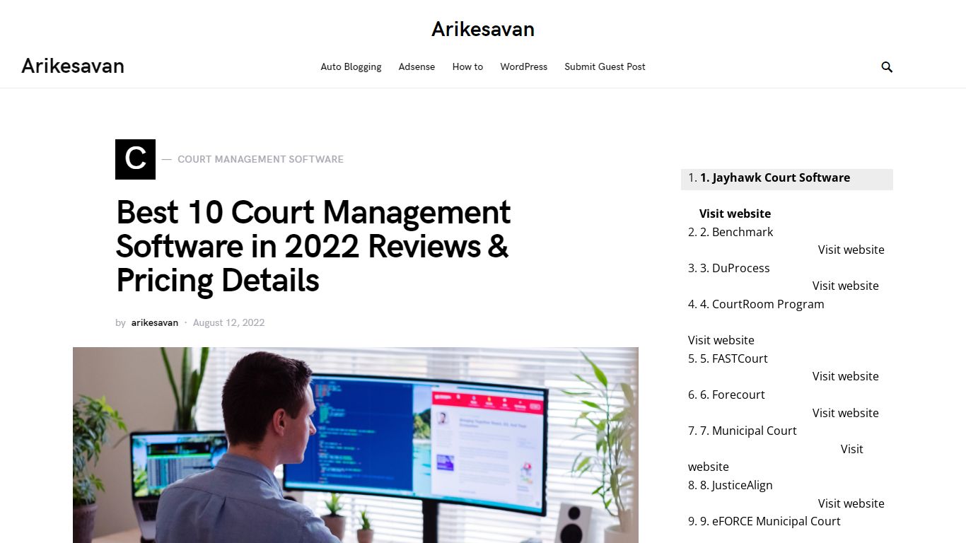 Best 10 Court Management Software in 2022 Reviews & Pricing Details